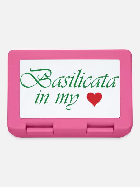 Basilicata in meinem Herzen - Brotdose - Pink