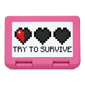Gaming - Try to survive! - Brotdose - Pink - Vorne