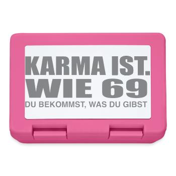 Karma 69  - Brotdose - Pink - Vorne