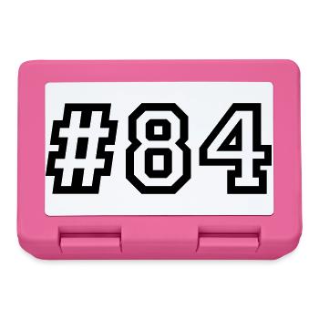 1984 Born 42nd birthday 42 years old - Lunchbox - pink - Front