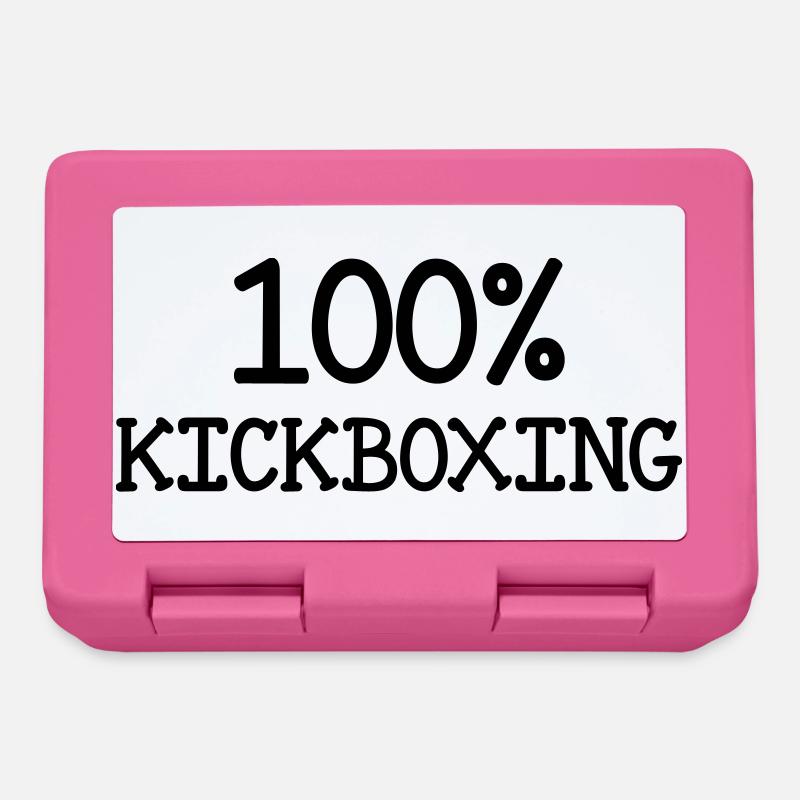 Kickboxen / Kickboxing / Kickboxer / Kick Boxing - Brotdose - Pink