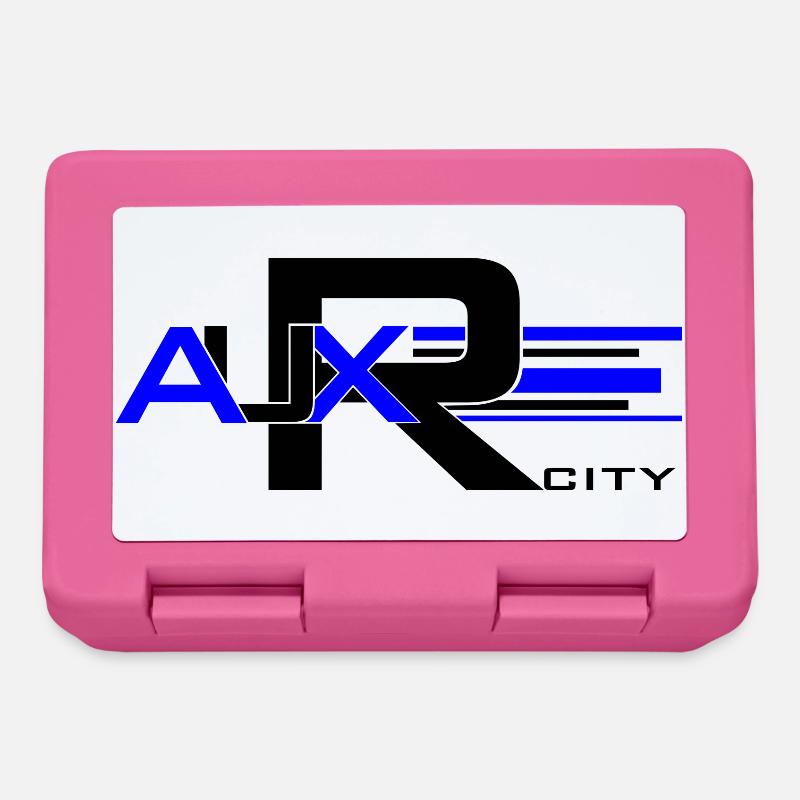 Auxerre Bleu Géométrique - Boîte à goûter - rose