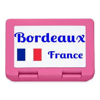 Bordeaux France- Stylish prints - Lunchbox - pink - Front