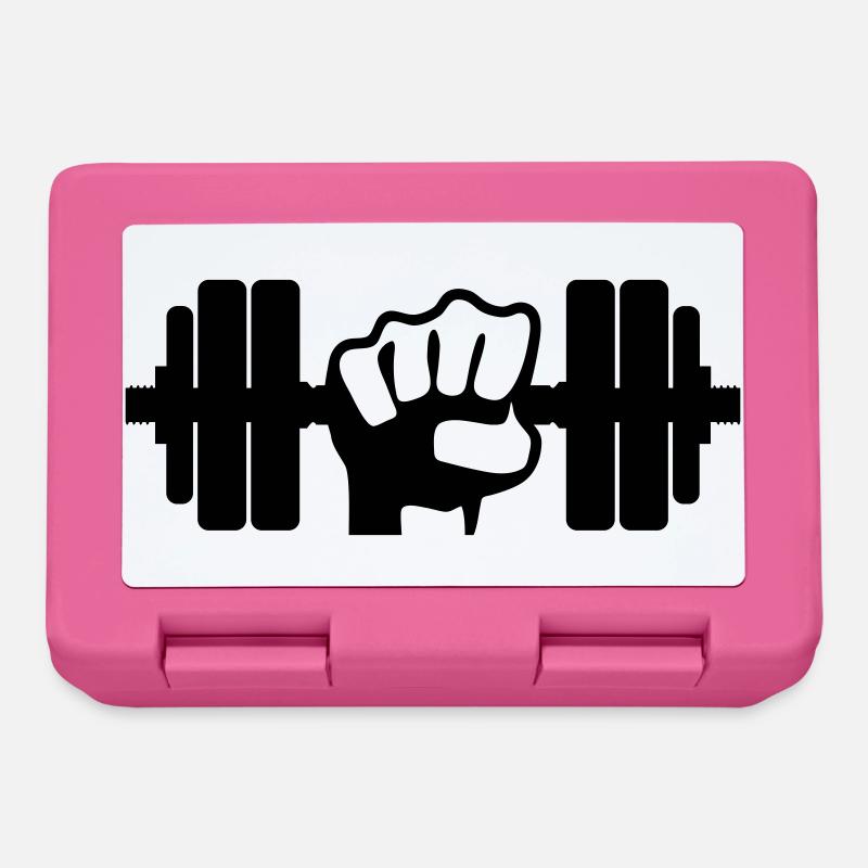 Gewicht Hantel - Brotdose - Pink