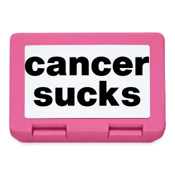 cancer sucks - Lunchbox - pink - Front