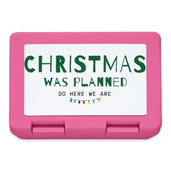Christmas Was Planned – So Here We Are - Brotdose - Pink - Vorne