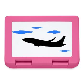 flugzeug2 - Brotdose - Pink - Vorne