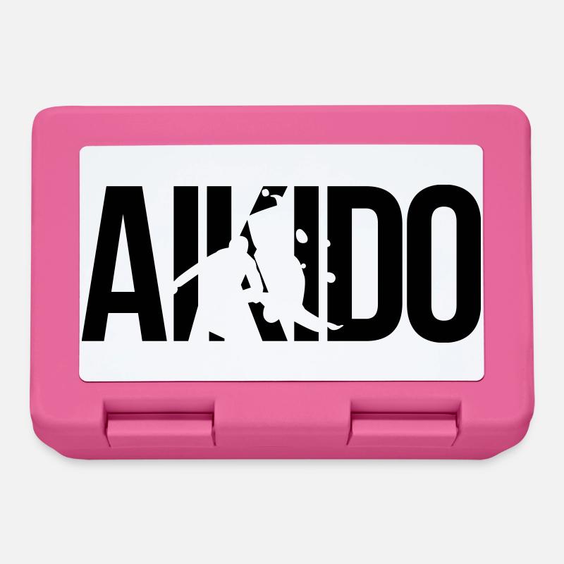 aikido - Boîte à goûter - rose