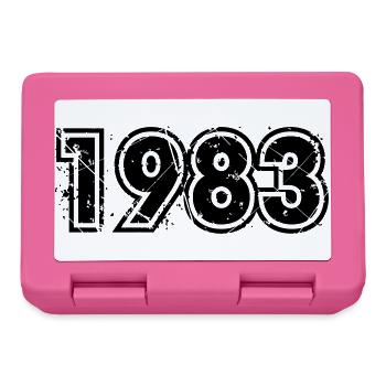 Jahrgang 1983 - Brotdose - Pink - Vorne