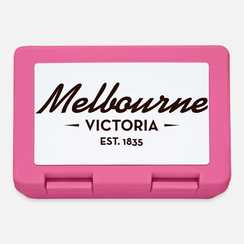 Melbourne Victoria Est. 1835 - Brotdose - Pink
