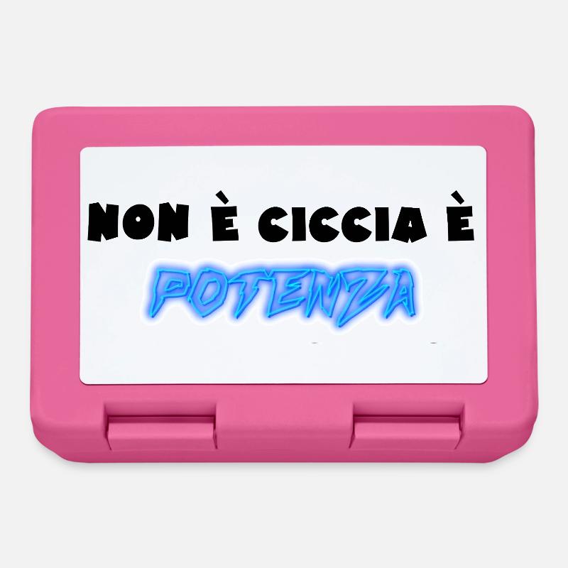 Neon Power avec message de motivation pour l’alimentation - Boîte à goûter - rose