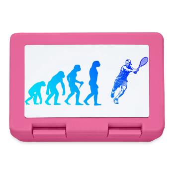 Geschenkidee für einen Tennis mit Tennis - Brotdose - Pink - Vorne