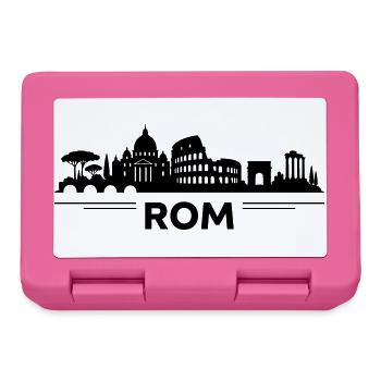 Rome Skyline - Lunchbox - pink - Front