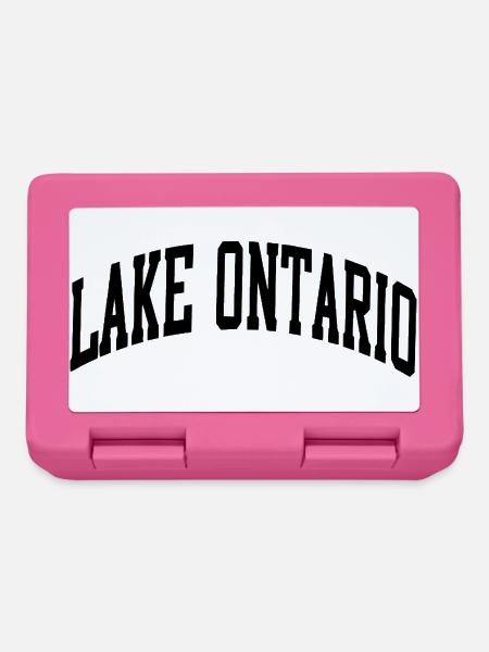 Lake Ontario Die Großen Seen Immer und Ewig - Brotdose - Pink