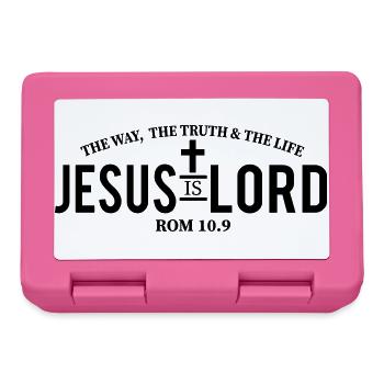 Jesus is Lord - Brotdose - Pink - Vorne