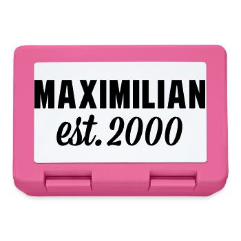Maximilian est 2000 - Brotdose - Pink - Vorne