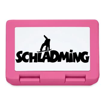 Schladming Snowboard Snowboarder - Brotdose - Pink - Vorne