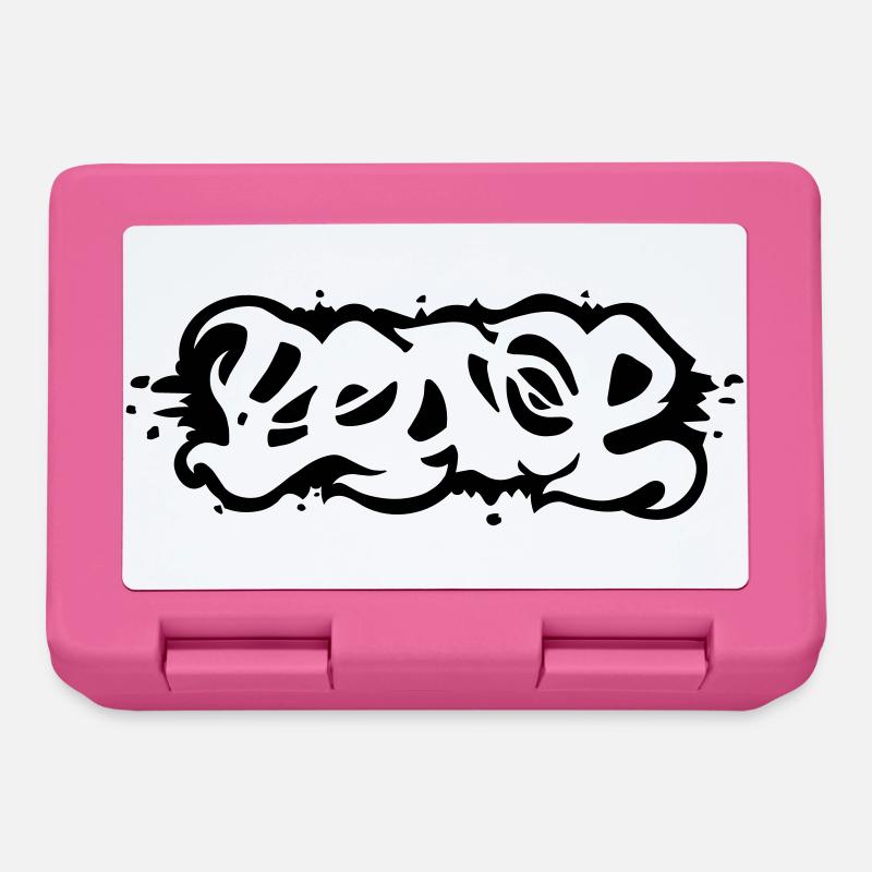 Peace - Brotdose - Pink