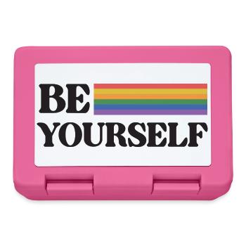 LGBT Pride Month - Be Yourself - Lunchbox - pink - Front