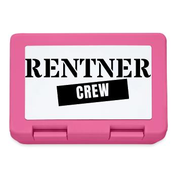 Équipage retraité - Équipe de cadeaux de retraite - Boîte à goûter - rose - Devant