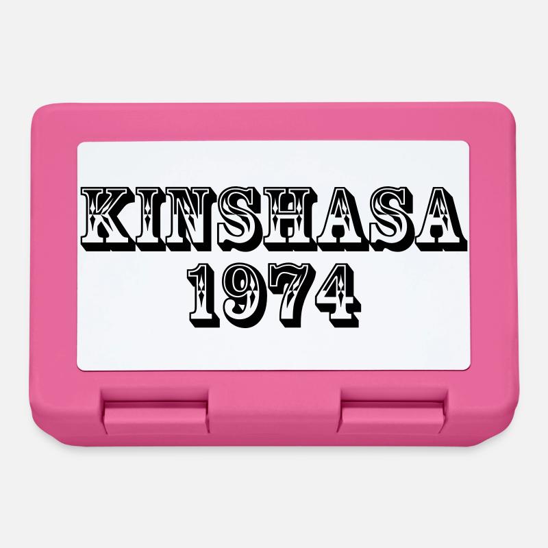 Kinshasa 1974 - Boîte à goûter - rose