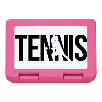 Tennis - Brotdose - Pink - Vorne