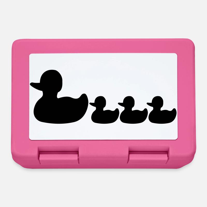 Enten - Brotdose - Pink