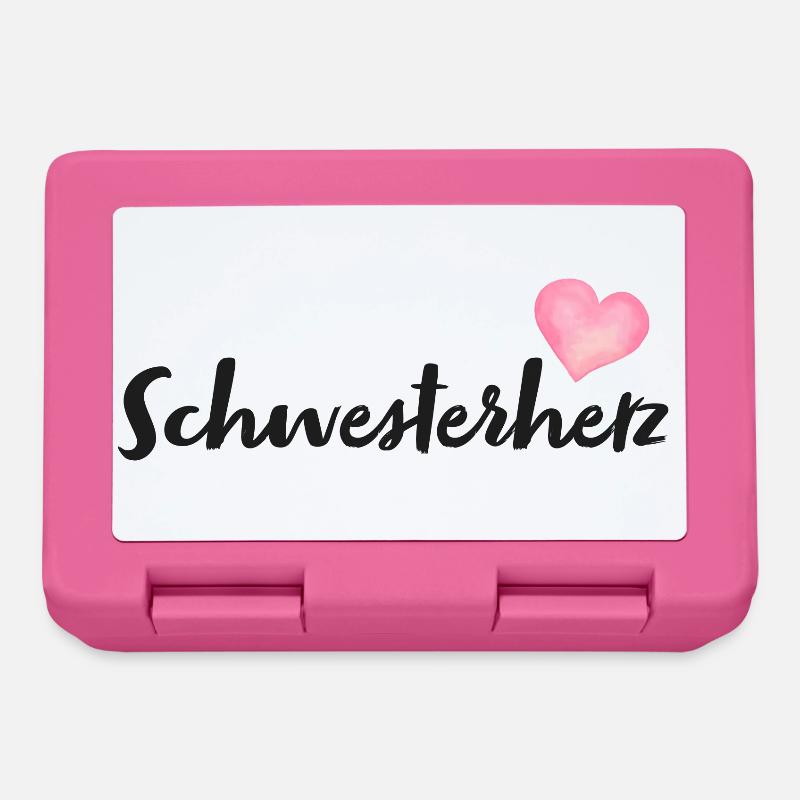 Schwesterherz - Brotdose - Pink