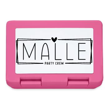 Malle Party Crew - Brotdose - Pink - Vorne