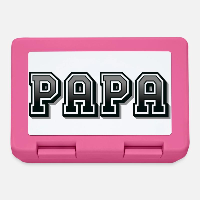 PAPA - Boîte à goûter - rose
