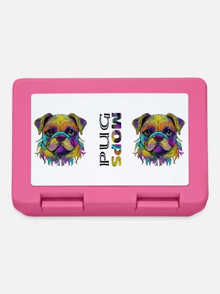 Mops - Brotdose - Pink