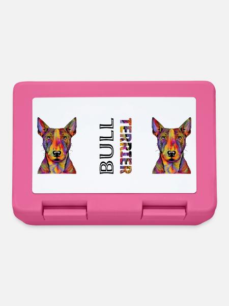 Bullterrier - Brotdose - Pink