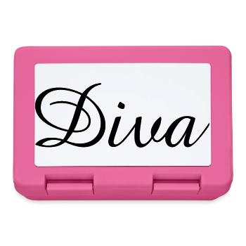 DIVA - T-shirts pour l’enterrement de vie de jeune fille - Boîte à goûter - rose - Devant