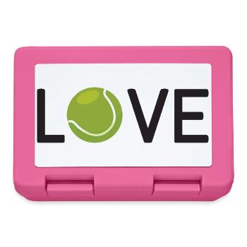 Tennis-Liebhaber - Brotdose - Pink - Vorne