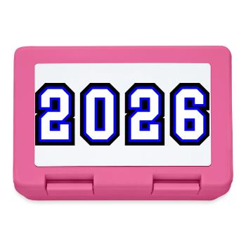 2026 Jahr - Brotdose - Pink - Vorne