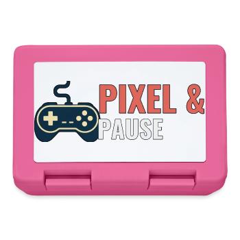 Pixel & Pause. - Brotdose - Pink - Vorne