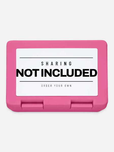 Pommes - Sharing Not Included - Fastfood - Brotdose - Pink