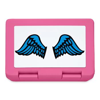 wings - Brotdose - Pink - Vorne