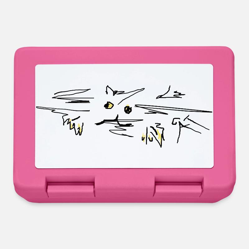 Chat Chat - Boîte à goûter - rose