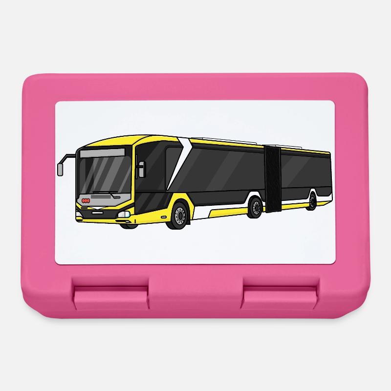 Bus - Brotdose - Pink