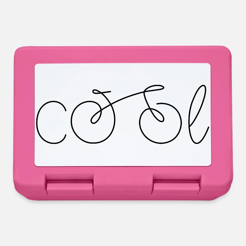 Fahrrad cool - Brotdose - Pink