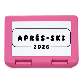 Apres Ski 2026 - Brotdose - Pink - Vorne
