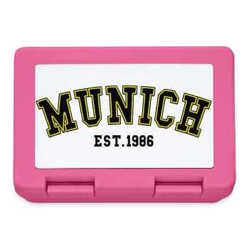 Munich fondée en 1986 - Boîte à goûter - rose - Devant