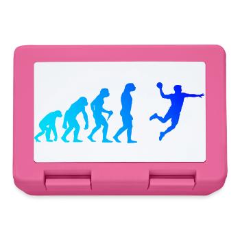 Geschenkidee für den Kreisläufer mit Handballspiel - Brotdose - Pink - Vorne