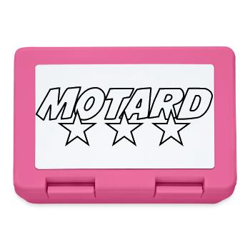 Motard - Boîte à goûter - rose - Devant