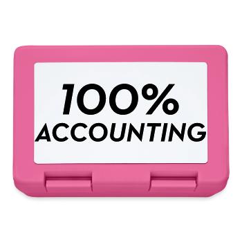 Accountant / Accounting / Comptable / Comptabilité - Lunchbox - pink - Front