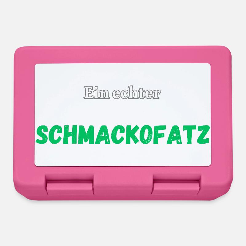 Ein echter Schmackofatz - Brotdose - Pink