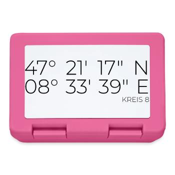 Coordinates District 8 Zurich - Lunchbox - pink - Front