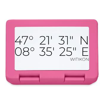 Coordinates Witikon Kreis 7 Zurich - Lunchbox - pink - Front