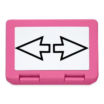 Arrows - Lunchbox - pink - Front